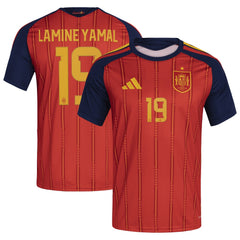 Lamine Yamal Spain National Team 2026 Home Replica Jersey Red - Adidas outlet