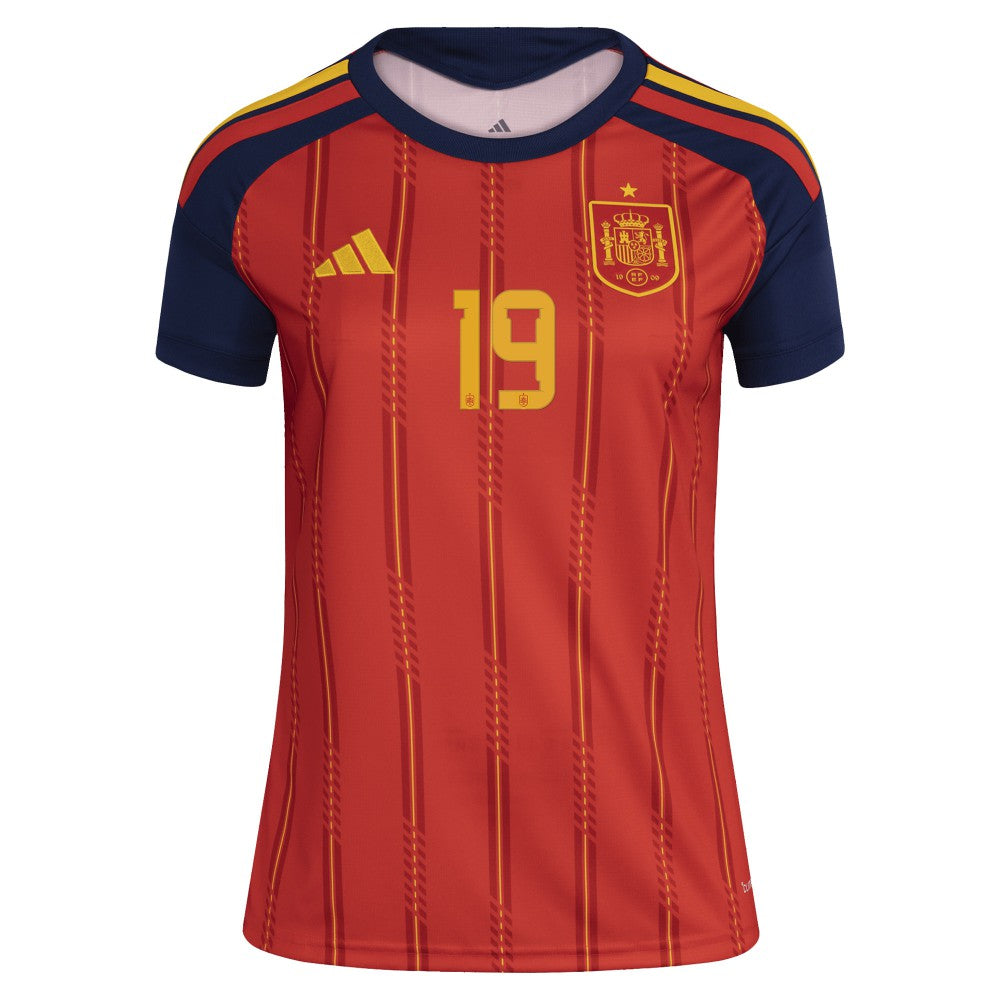 Lamine Yamal Spain National Team Women's 2026 Home Replica Jersey Red - Adidas sale