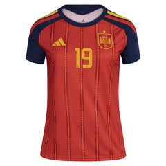 Lamine Yamal Spain National Team Women's 2026 Home Replica Jersey Red - Adidas sale