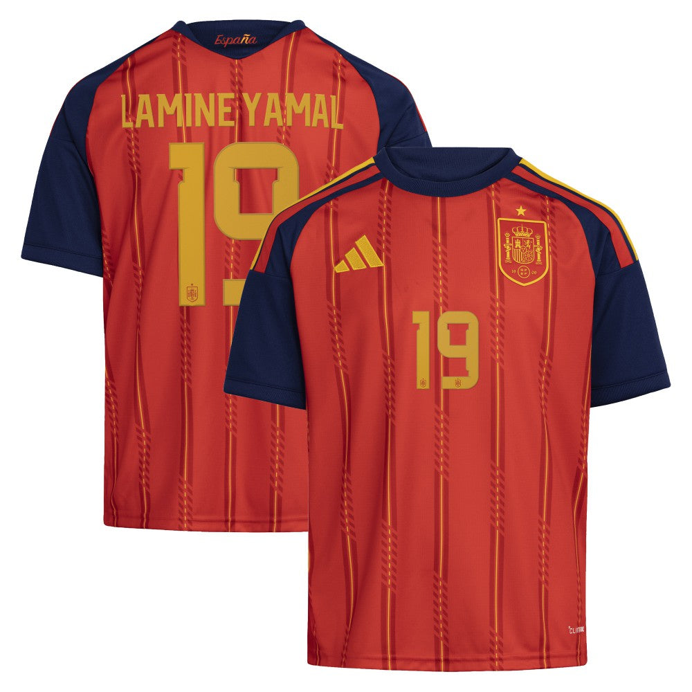 Lamine Yamal Spain National Team Youth 2026 Home Replica Jersey Red - Adidas online
