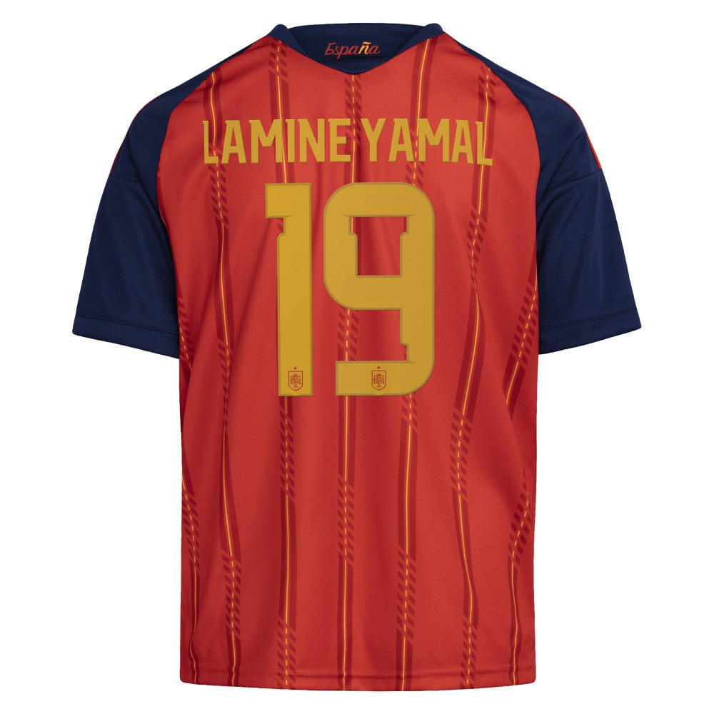 Lamine Yamal Spain National Team Youth 2026 Home Replica Jersey Red - Adidas online