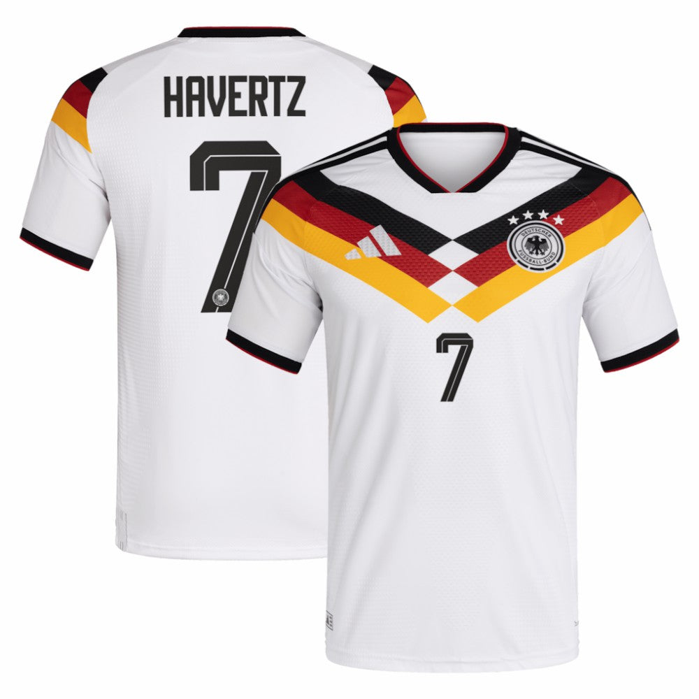 Kai Havertz Germany National Team 2026 Home Jersey White - Adidas
