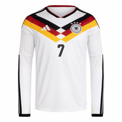 Kai Havertz Germany National Team 2026 Home Replica Long Sleeve Jersey White - Adidas sale