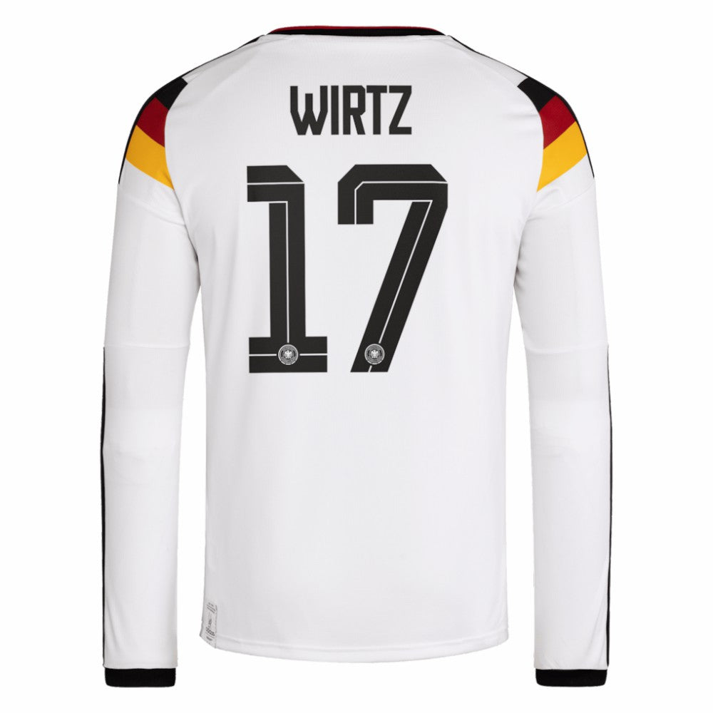 Florian Wirtz Germany National Team 2026 Home Replica Long Sleeve Jersey White - Adidas online