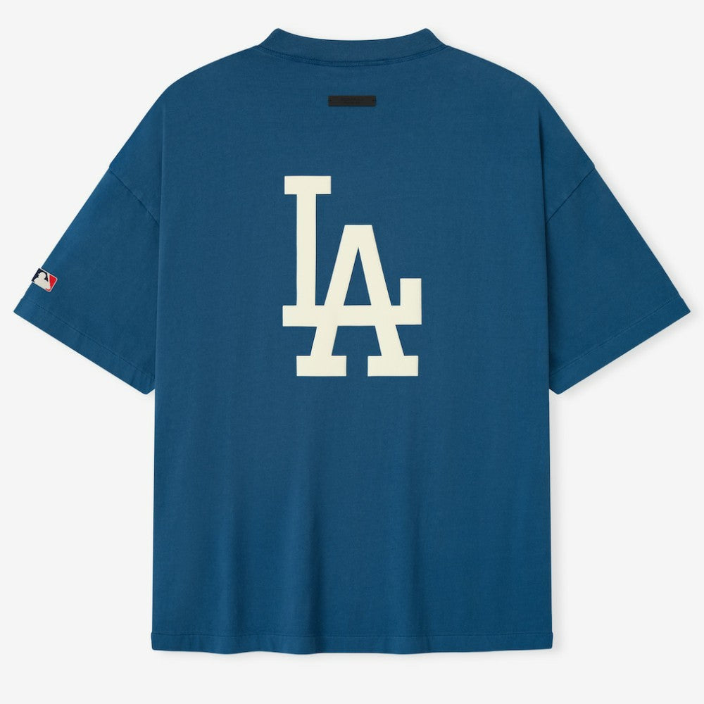 Los Angeles Dodgers Fear of God x MLB Unisex 90's T-Shirt - Blue T-shirts