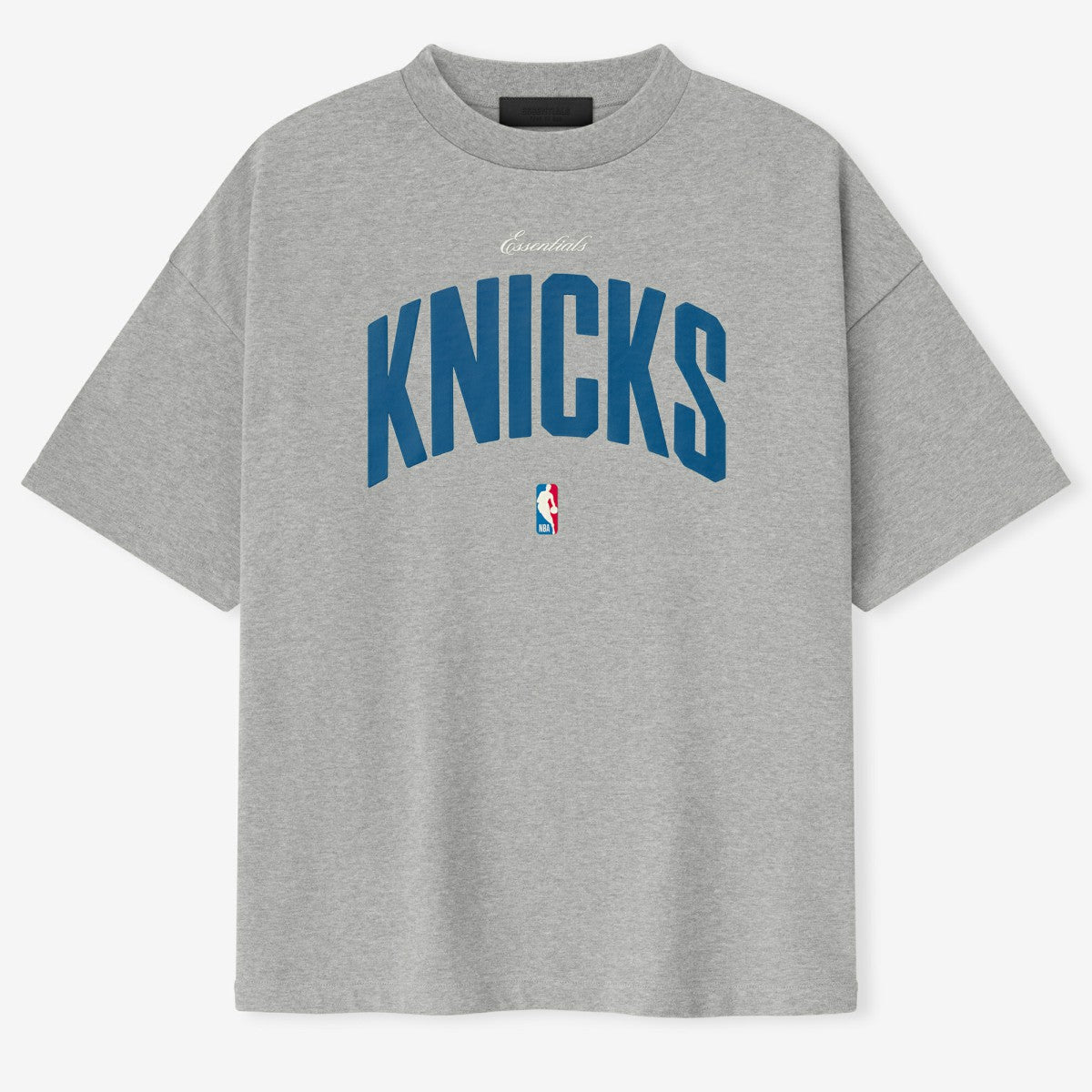 New York Knicks Fear of God x NBA Unisex 90's T-Shirt Heather Gray