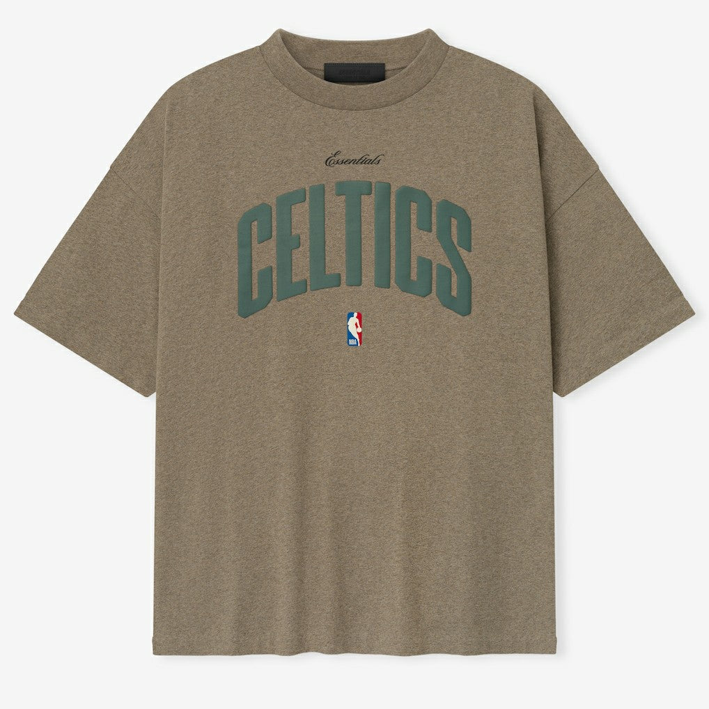 Boston Celtics Fear of God x NBA Unisex 90's T-Shirt Heather Gray