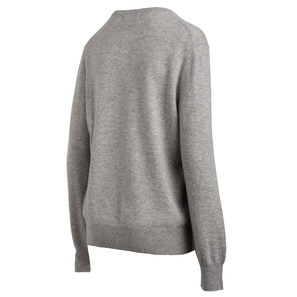 New England Patriots NAADAM Cashmere Sweater - Gray