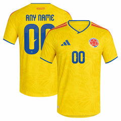 Colombia National Team FIFA x World Cup 2026 Home On Field Custom Jersey Yellow - Adidas online