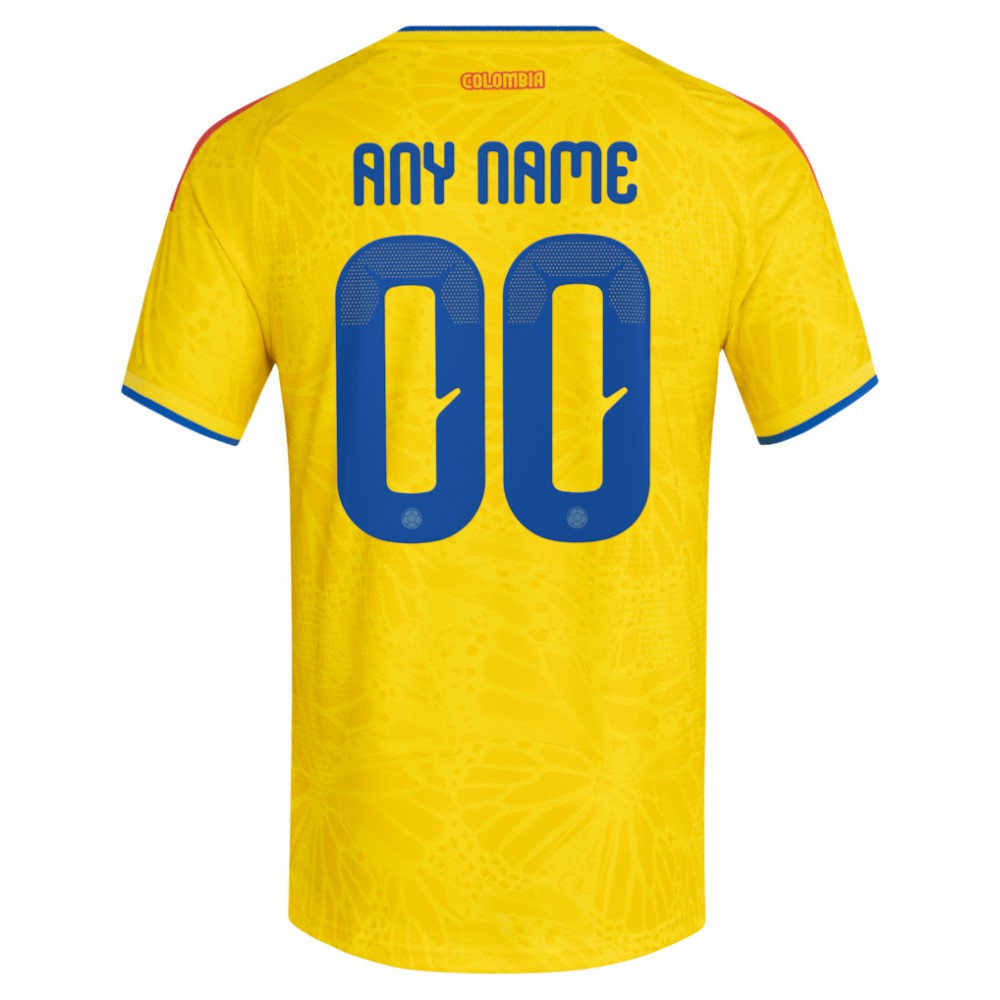 Colombia National Team FIFA x World Cup 2026 Home On Field Custom Jersey Yellow - Adidas online