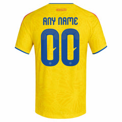 Colombia National Team FIFA x World Cup 2026 Home On Field Custom Jersey Yellow - Adidas online