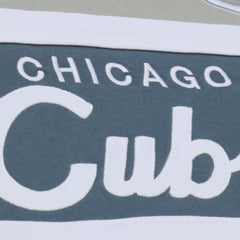Chicago Cubs Mitchell & Ness Cooperstown Collection Thunderstorm Head Coach Hoodie - Gray Hoodies