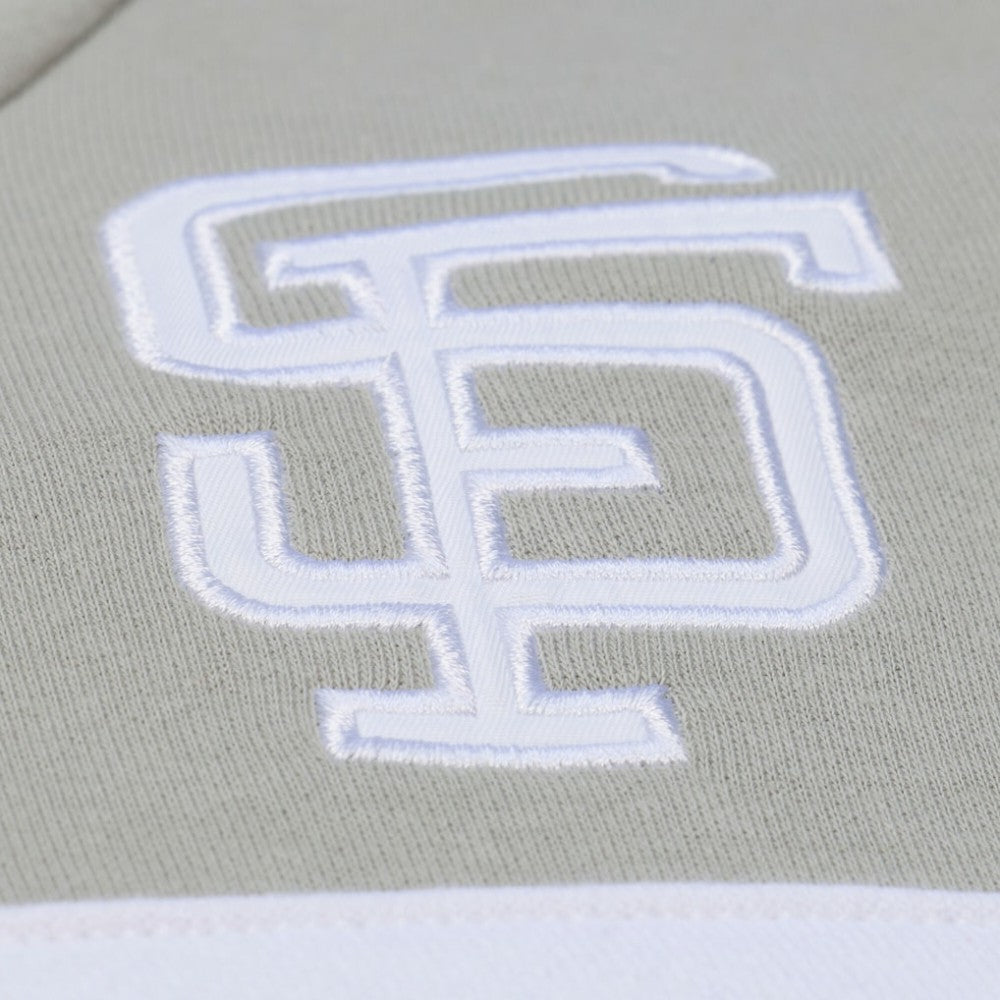 San Francisco Giants Mitchell & Ness Cooperstown Collection Thunderstorm Head Coach Hoodie - Gray Hoodies