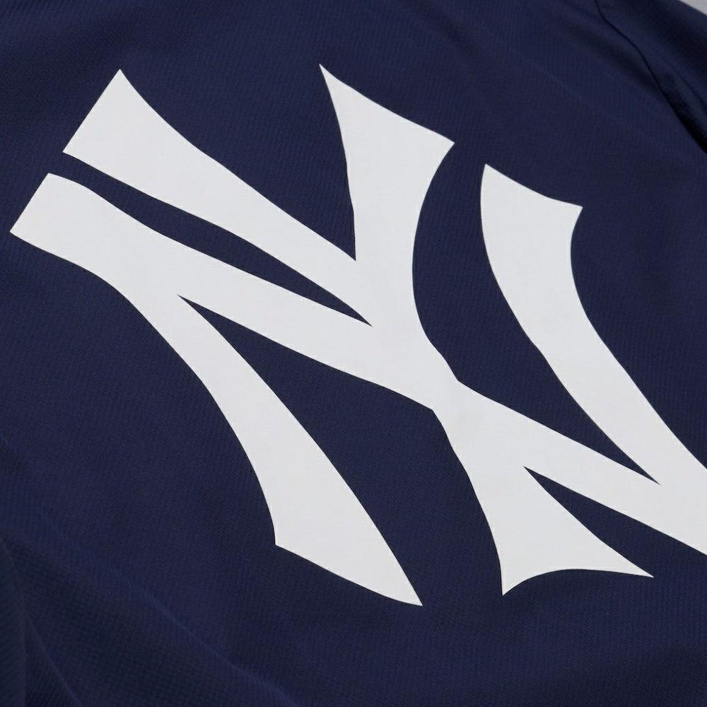 New York Yankees Mitchell & Ness Full-Snap Hooded Coaches Jacket - Navy Jackets