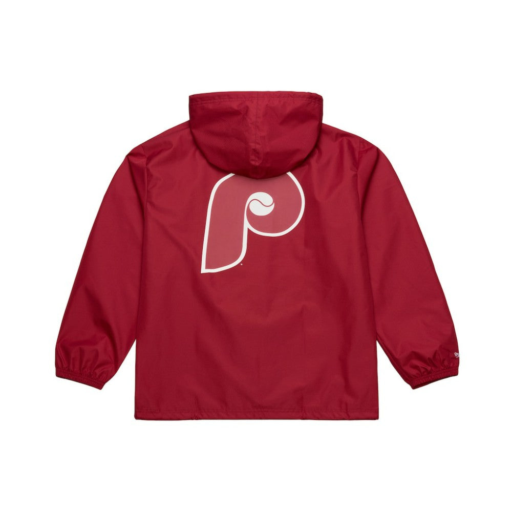 Philadelphia Phillies Mitchell & Ness Full-Snap Hooded Coaches Jacket - Red Jackets