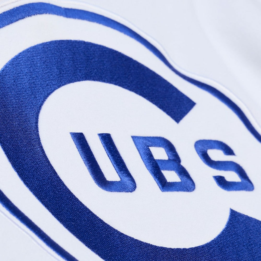 Chicago Cubs Mitchell & Ness Cooperstown Collection Fleece Hoodie - White Hoodies