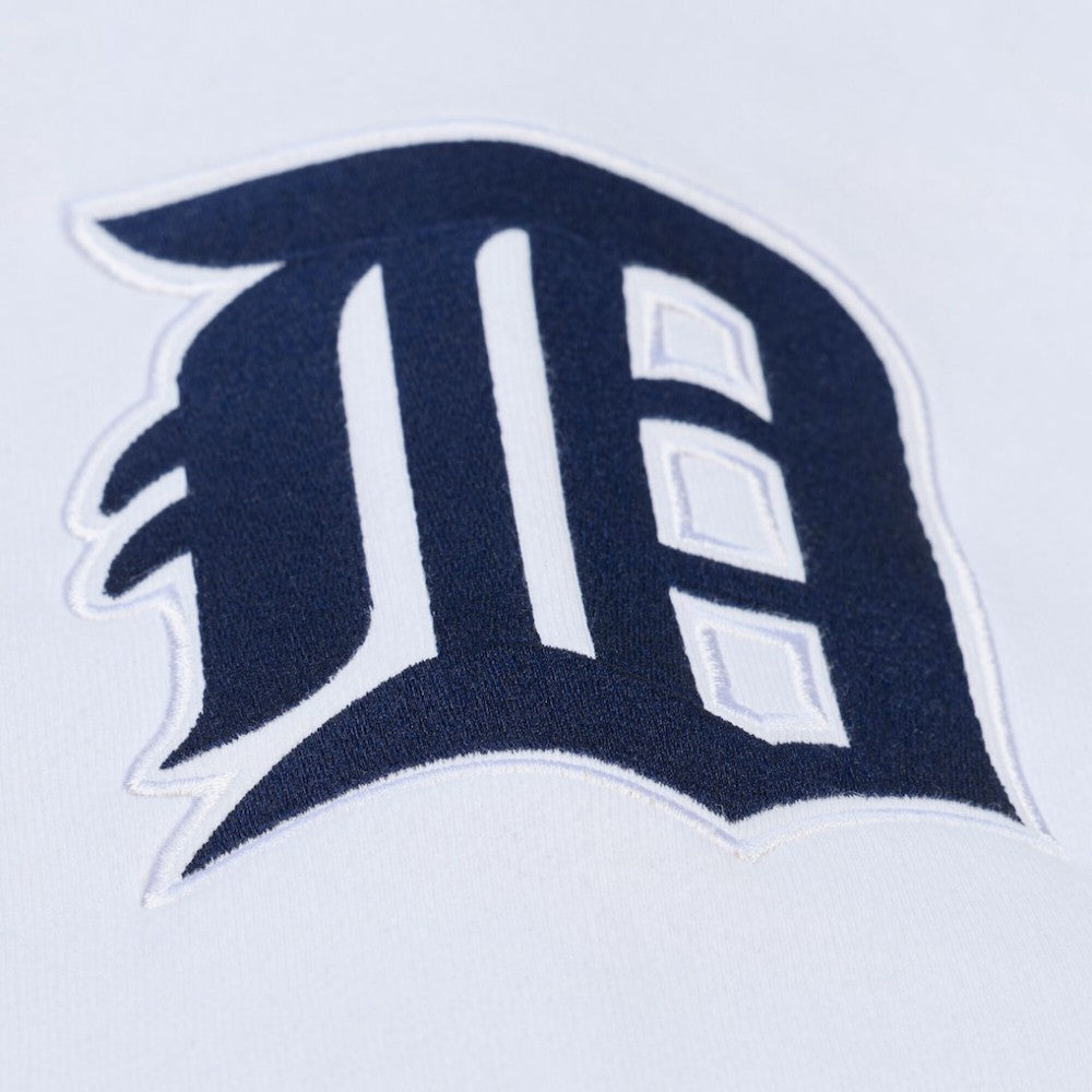 Detroit Tigers Mitchell & Ness Cooperstown Collection Fleece Hoodie - White Hoodies