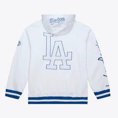 Los Angeles Dodgers Mitchell & Ness Cooperstown Collection Fleece Hoodie - White Hoodies