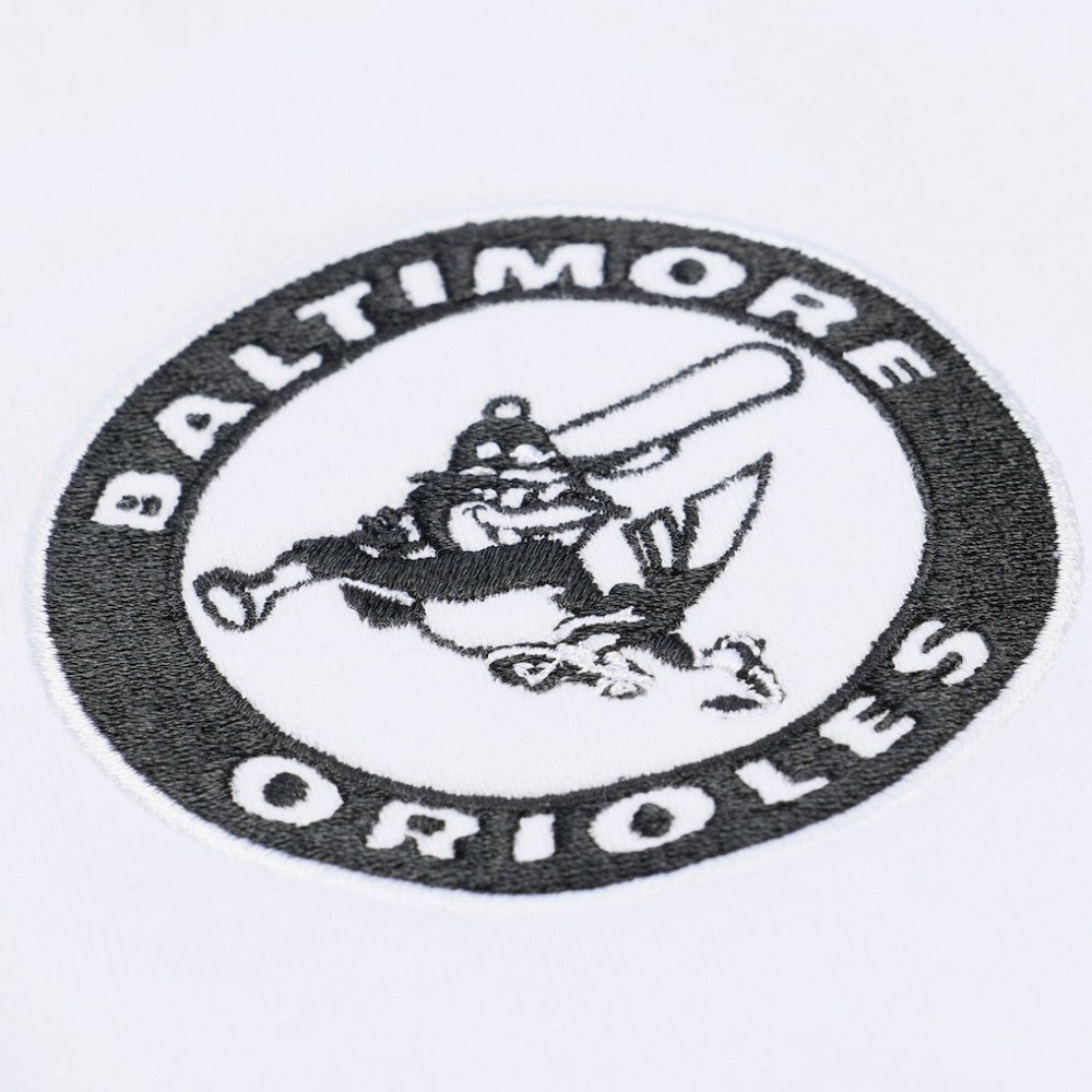 Baltimore Orioles Mitchell & Ness Arctic Fleece Sweatshirt - White Sweatshirts