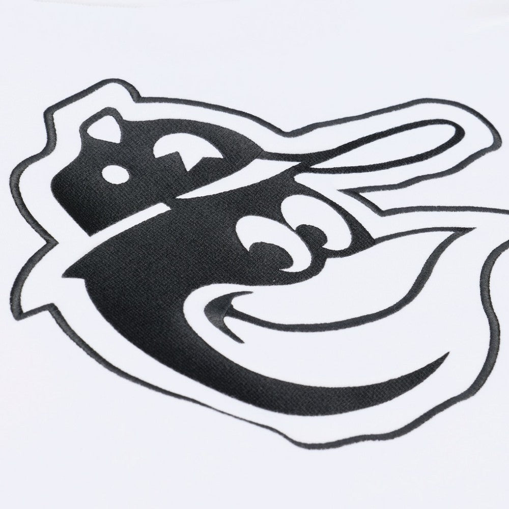 Baltimore Orioles Mitchell & Ness Arctic Fleece Sweatshirt - White Sweatshirts