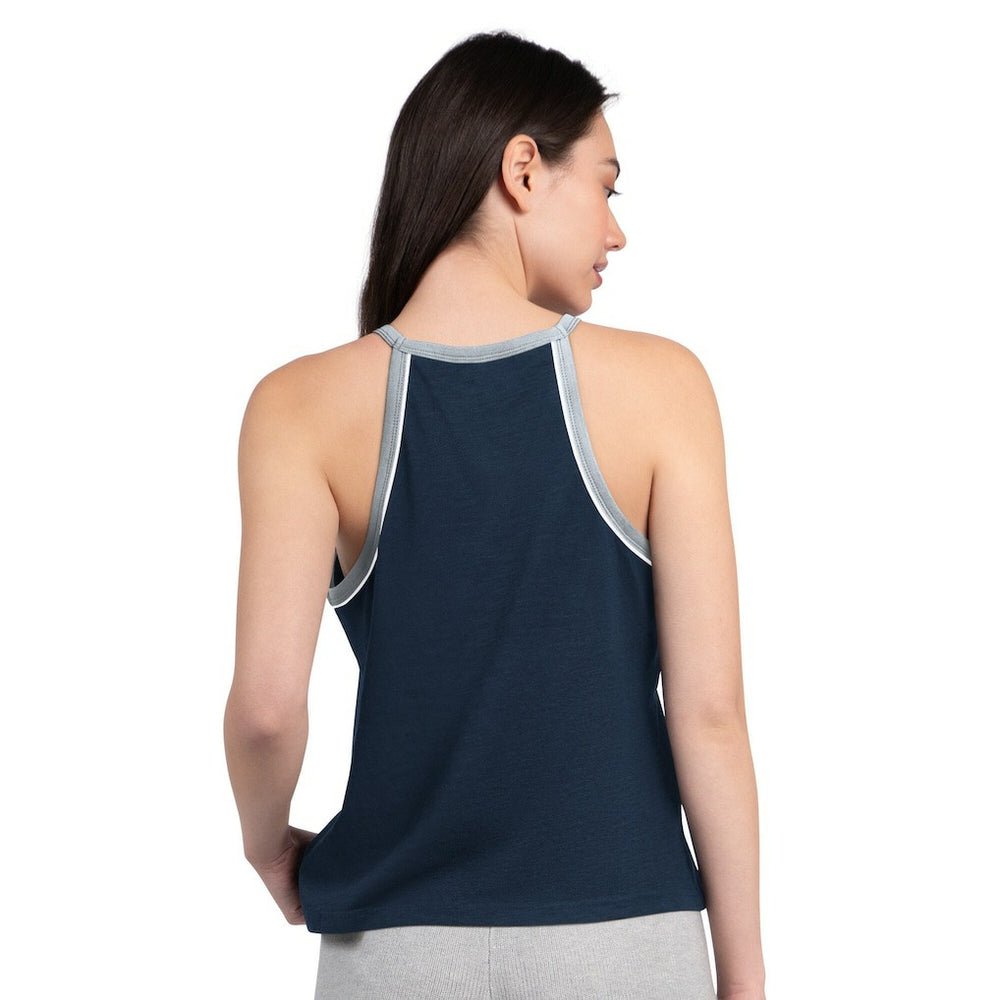 Dallas Cowboys G-III 4Her by Carl Banks Women's Redemption Win Slub Tank Top - Navy Tops