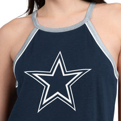 Dallas Cowboys G-III 4Her by Carl Banks Women's Redemption Win Slub Tank Top - Navy Tops