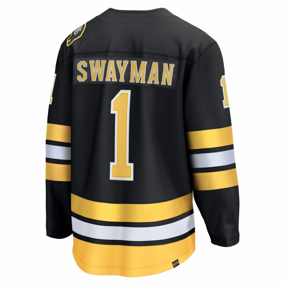 Jeremy Swayman Boston Bruins Fanatics Home Breakaway Jersey - Black | US 203661358