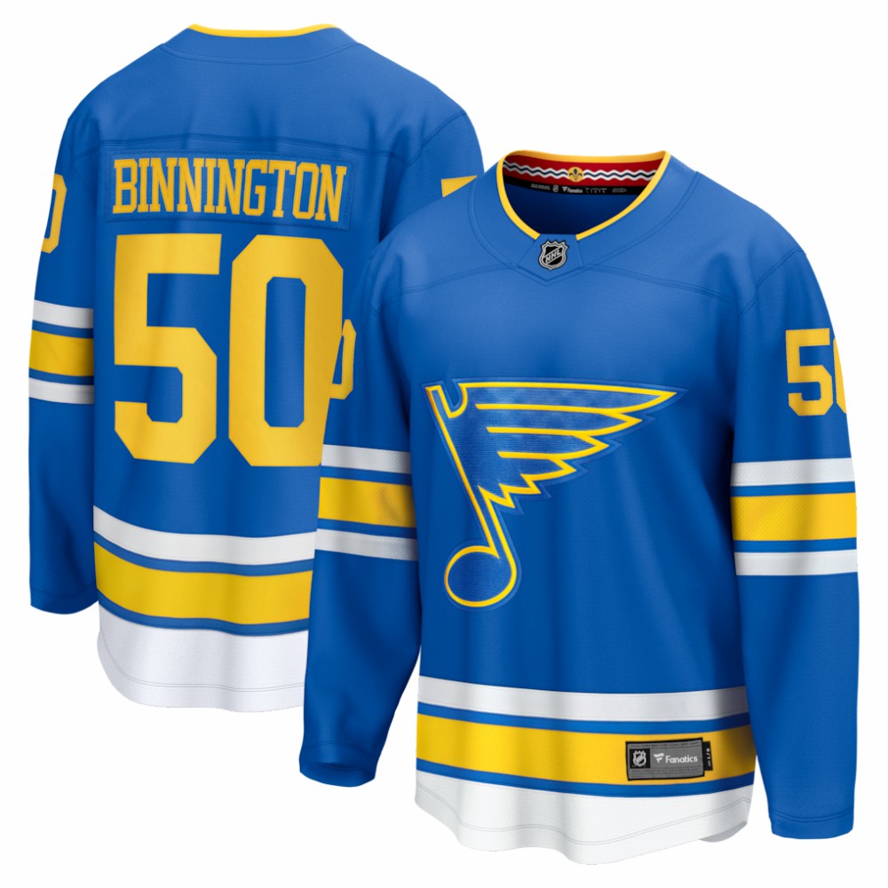 Jordan Binnington St. Louis Blues Fanatics Home Breakaway Jersey - Blue | US 203661359