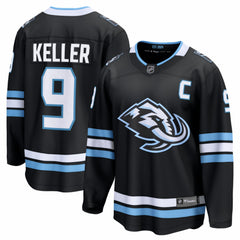 Clayton Keller Utah Mammoth Fanatics Home Breakaway Jersey - Black | US 203661361