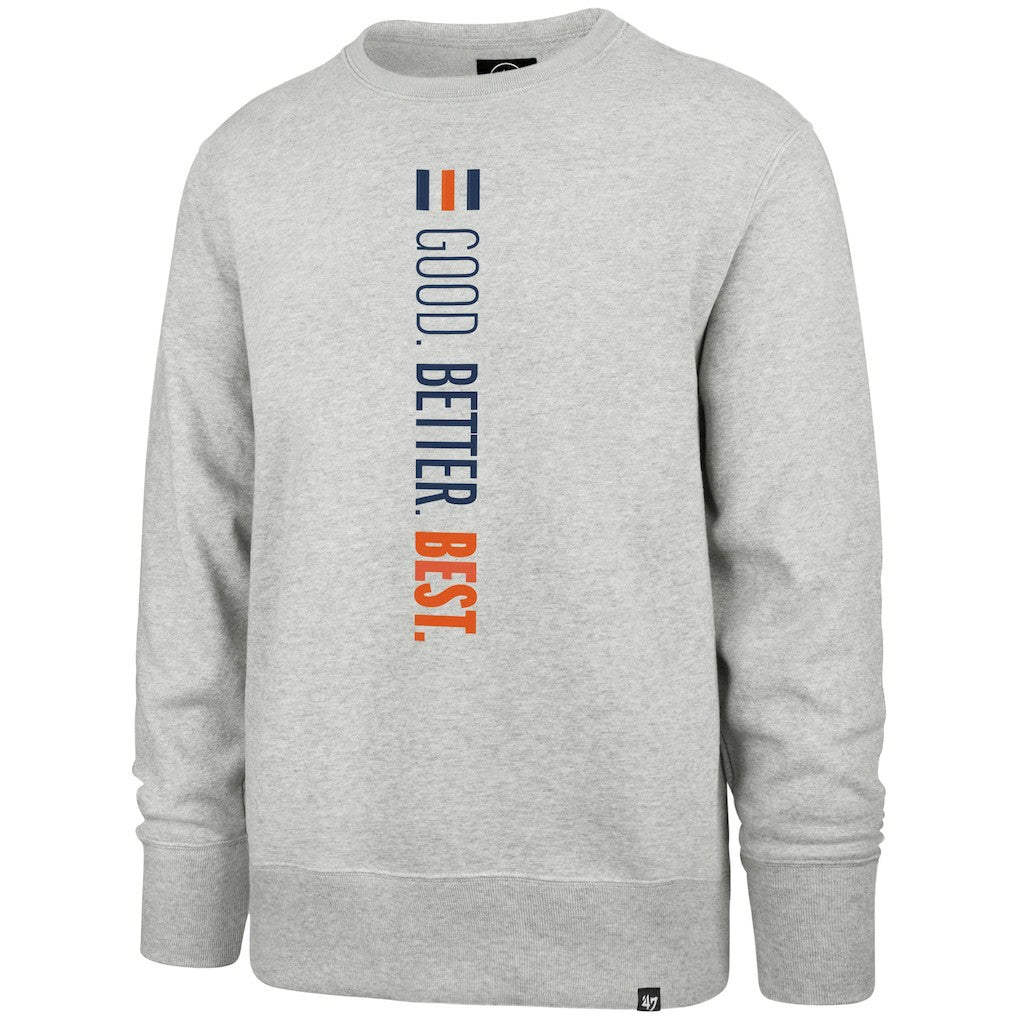 Chicago Bears '47 Good. Better. Best. Franklin Sweatshirt - Heather Gray Sweatshirts