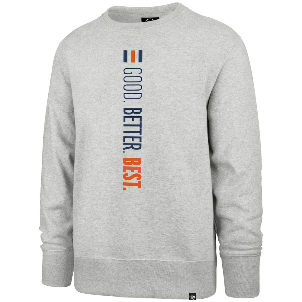 Chicago Bears '47 Good. Better. Best. Franklin Sweatshirt - Heather Gray Sweatshirts