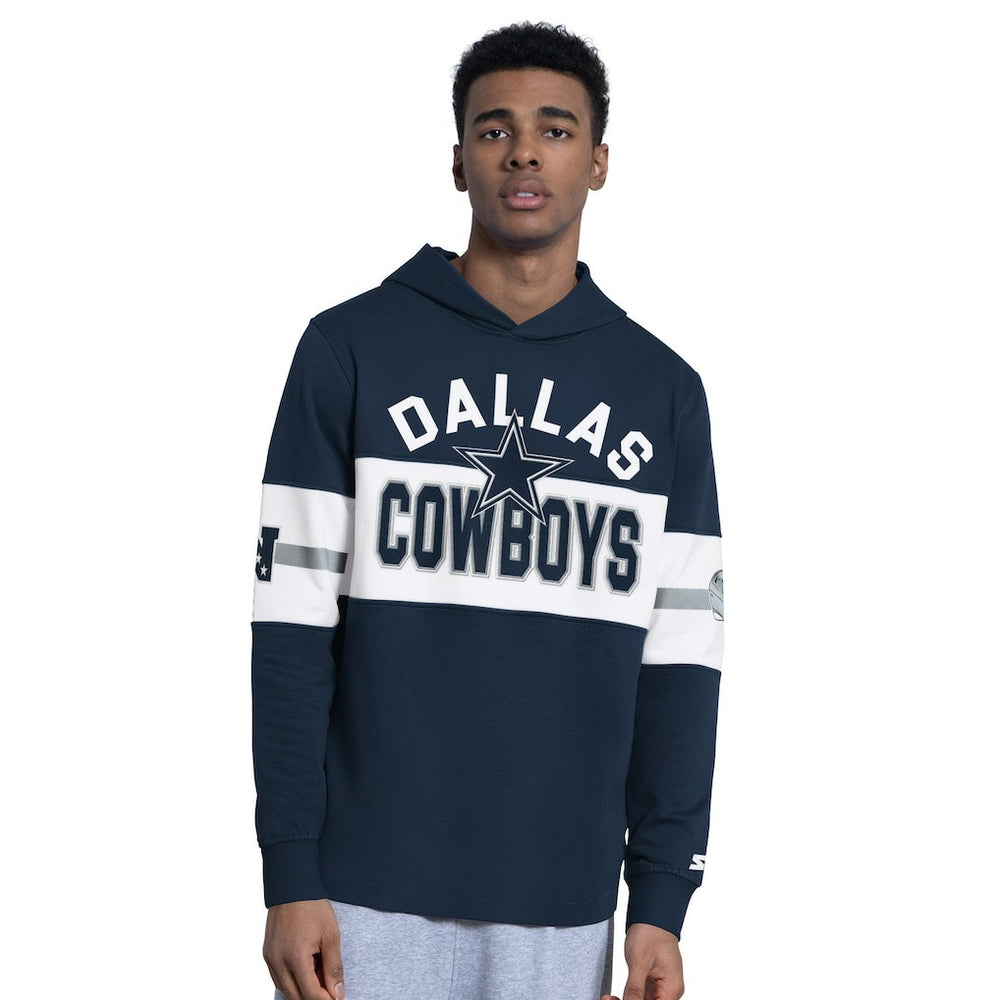Dallas Cowboys Starter Fullback Jersey Hoodie - Navy Jerseys