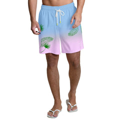 Dallas Cowboys Margaritaville Sunset On The Beach Swim Shorts - Light Blue Shorts