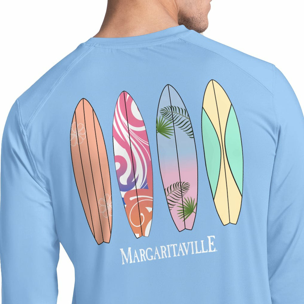 Dallas Cowboys Margaritaville Life's A Beach Long Sleeve Rashguard - Light Blue