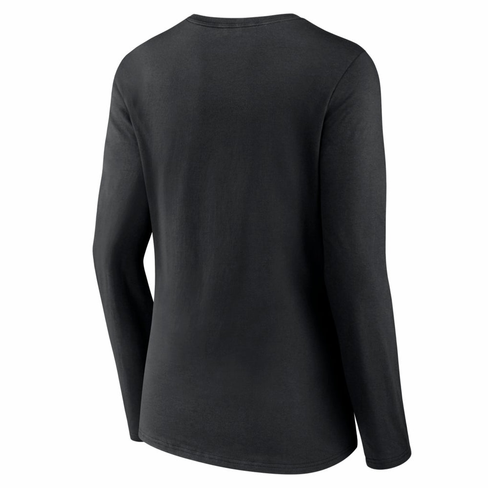 Arizona Cardinals Women's Hustle Long Sleeve V-Neck T-Shirt - Black T-shirts