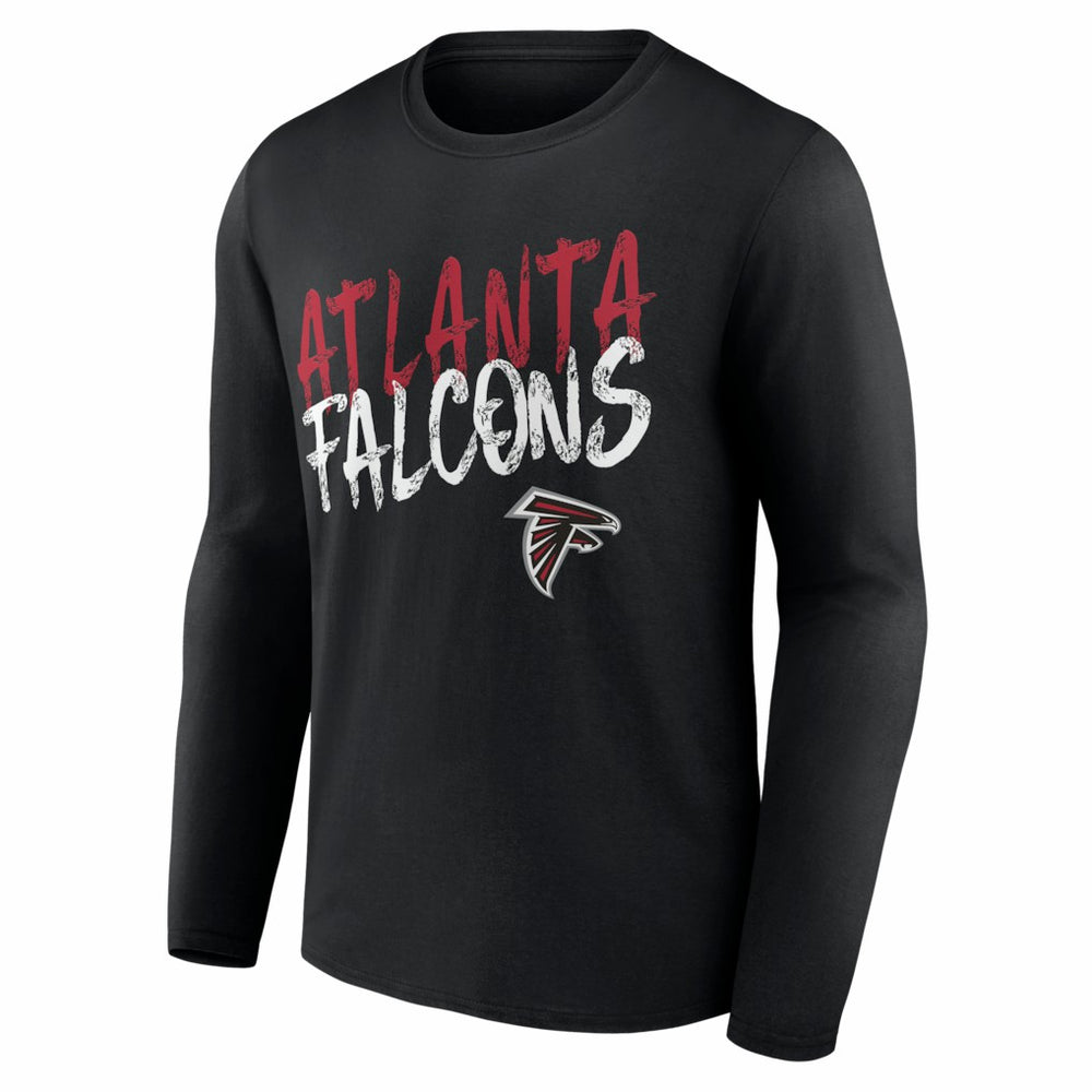 Atlanta Falcons Hustle Long Sleeve T-Shirt - Black T-shirts