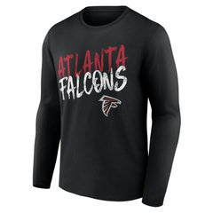 Atlanta Falcons Hustle Long Sleeve T-Shirt - Black T-shirts