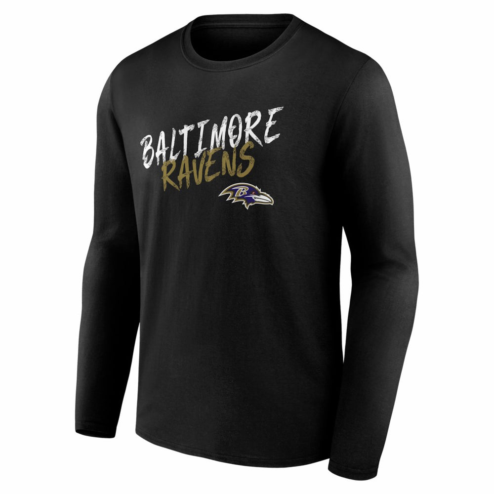 Baltimore Ravens Hustle Long Sleeve T-Shirt - Black T-shirts