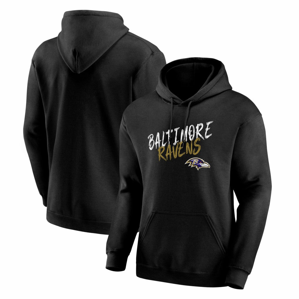 Baltimore Ravens Hustle Hoodie - Black Hoodies