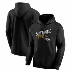 Baltimore Ravens Hustle Hoodie - Black Hoodies