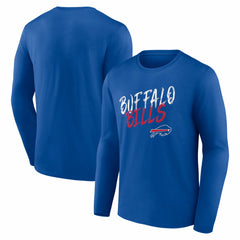 Buffalo Bills Hustle Long Sleeve T-Shirt - Royal T-shirts