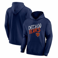 Chicago Bears Hustle Hoodie - Navy Hoodies