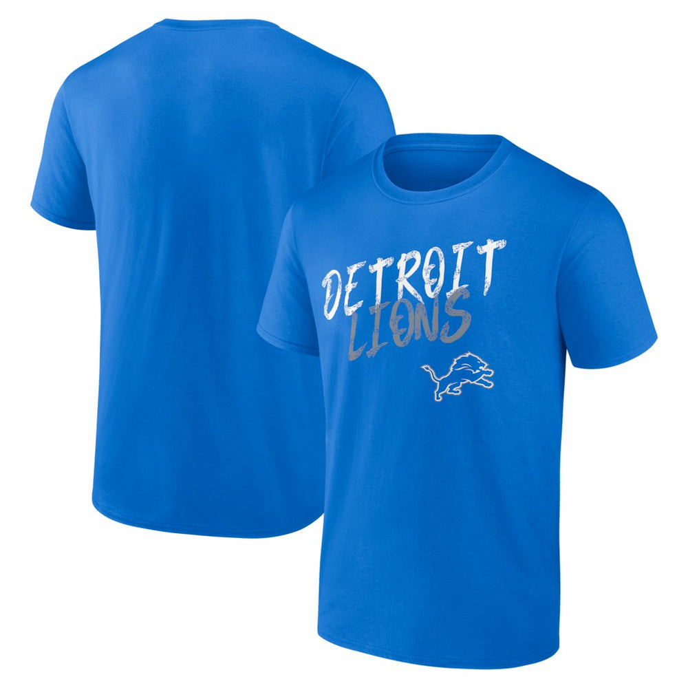Detroit Lions Hustle T-Shirt - Blue T-shirts