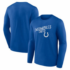 Indianapolis Colts Hustle Long Sleeve T-Shirt - Royal T-shirts
