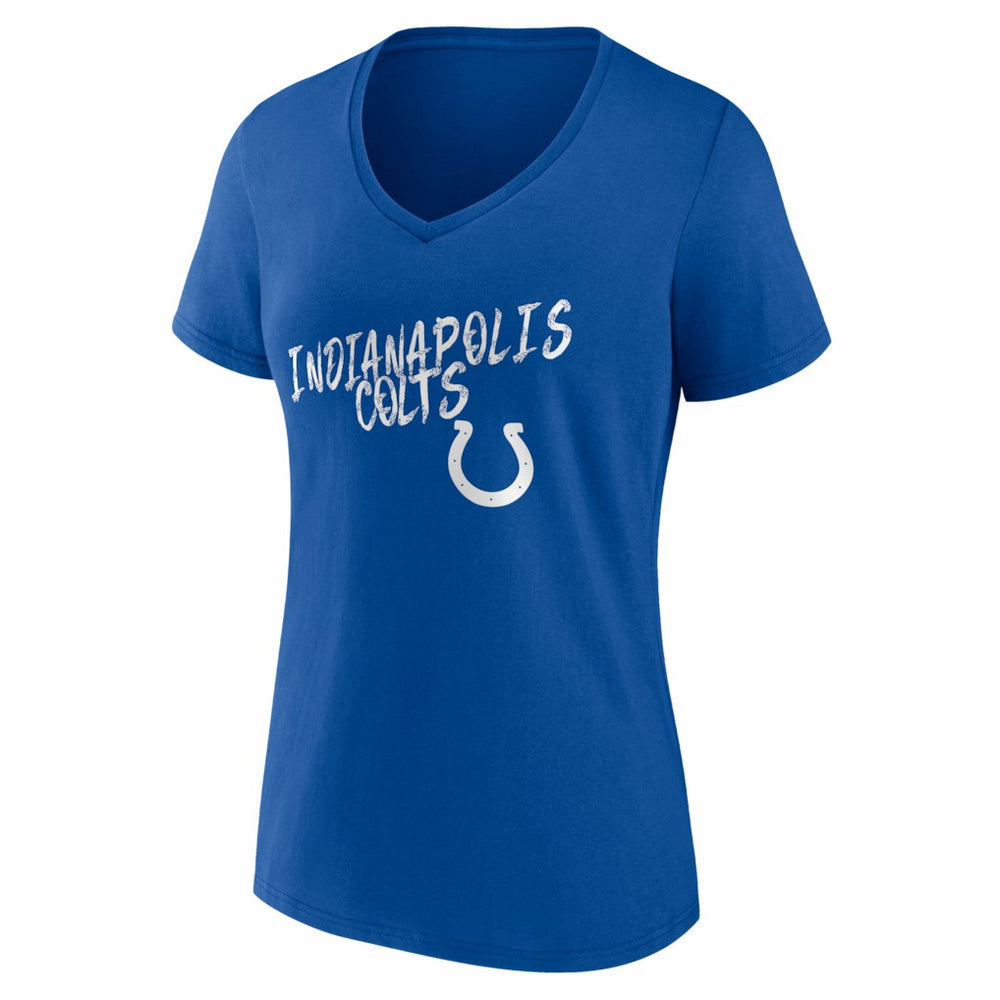 Indianapolis Colts Women's Hustle V-Neck T-Shirt - Royal T-shirts