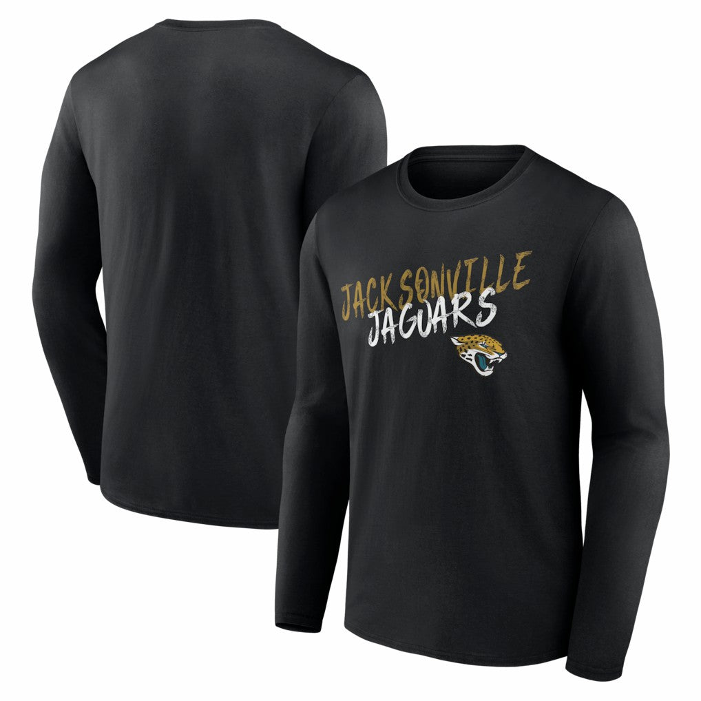 Jacksonville Jaguars Hustle Long Sleeve T-Shirt - Black T-shirts