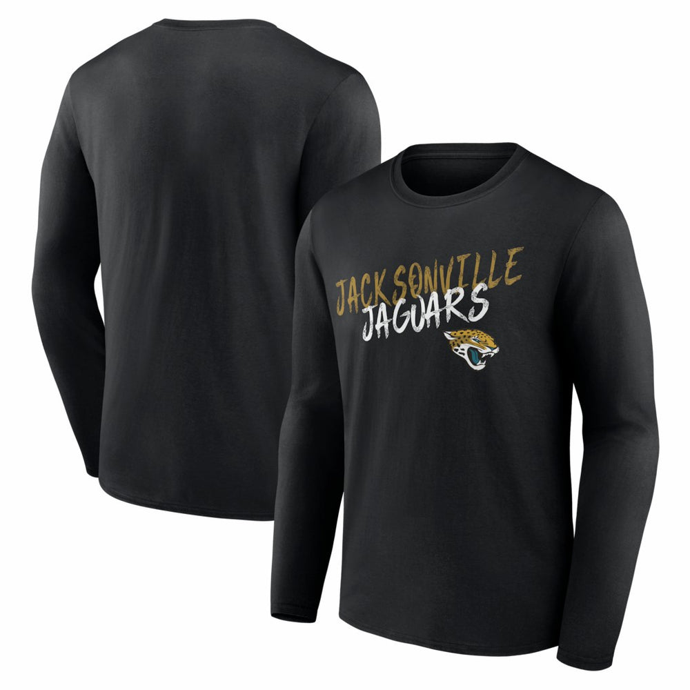 Jacksonville Jaguars Hustle Long Sleeve T-Shirt - Black T-shirts