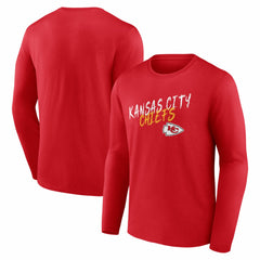Kansas City Chiefs Hustle Long Sleeve T-Shirt - Red T-shirts