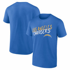 Los Angeles Chargers Hustle T-Shirt - Powder Blue T-shirts