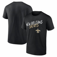 New Orleans Saints Hustle T-Shirt - Black T-shirts
